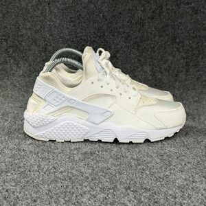 Nike Air Huarache Run Shoes Women's‎ 8.5 White Athletic Retro Running Sneakers